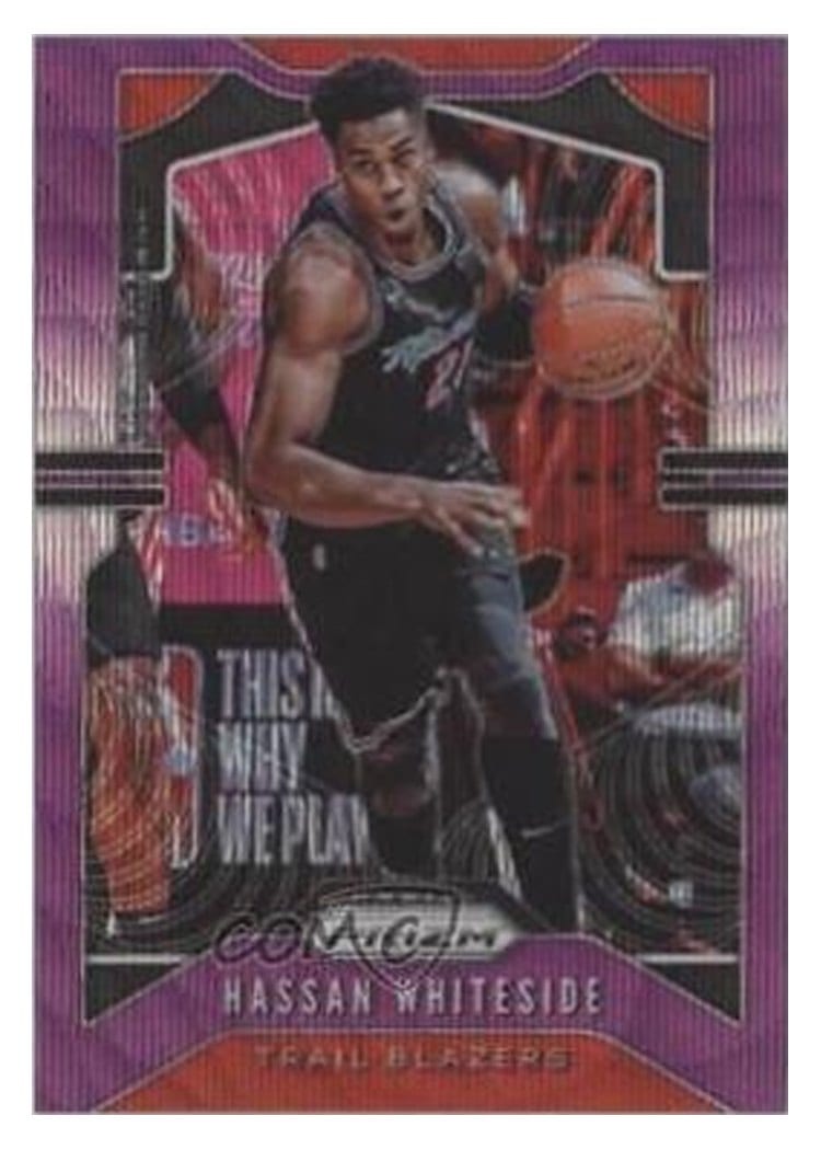 2019-20 Panini Prizm Base Set Hassan Whiteside #151 card