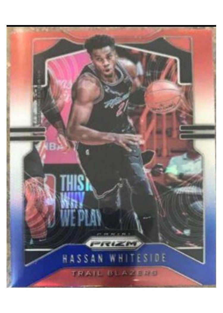 2019-20 Panini Prizm Base Set Hassan Whiteside #151 card