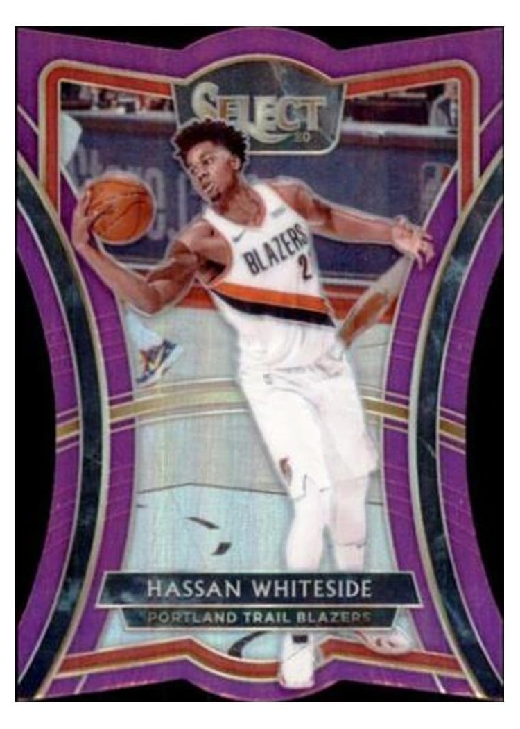 2019-20 Panini Select Base Set Hassan Whiteside #198 card