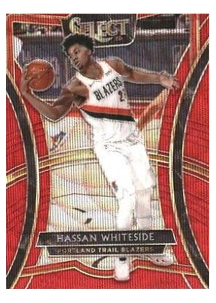 2019-20 Panini Select Base Set Hassan Whiteside #198 card