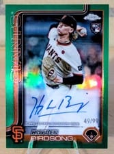 2025 Topps Chrome Logofractor Edition Rookie Autographs Hayden Birdsong #RA-HB