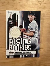2025 Topps Update Rising Rookies Relics Hayden Birdsong #RRR-HB card