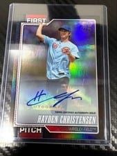 2026 Topps First Pitch Autographs Hayden Christensen #FP-15 card