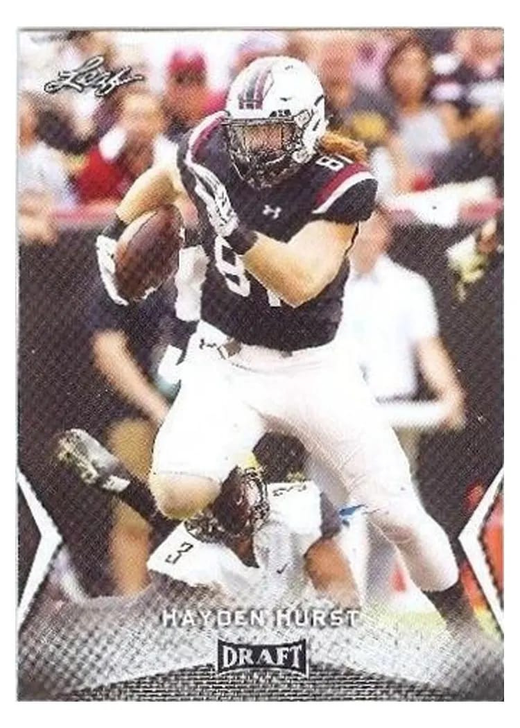 2018 Leaf Draft Hayden Hurst #24 card