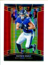 2018 Panini Select Hayden Hurst #68 card
