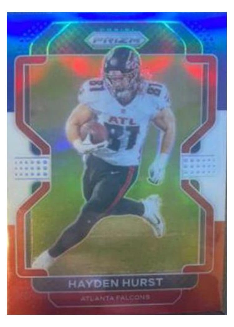 2021 Panini Prizm Base Set Hayden Hurst #323 card