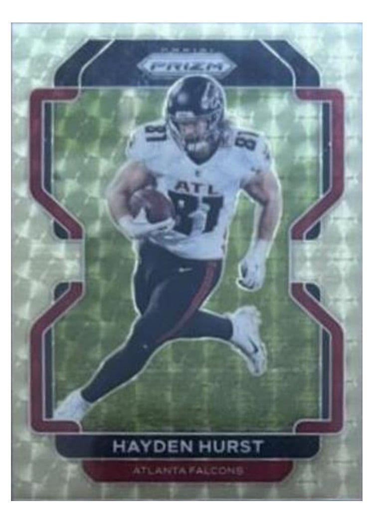 2021 Panini Prizm Base Set Hayden Hurst #323 card