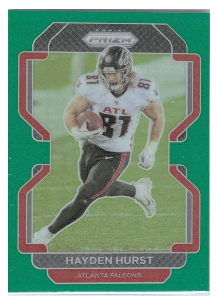 2021 Panini Prizm Base Set Hayden Hurst #323 card