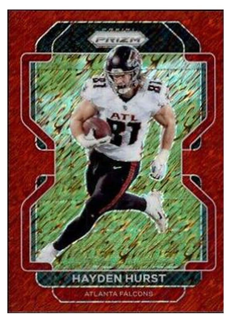 2021 Panini Prizm Base Set Hayden Hurst #323 card