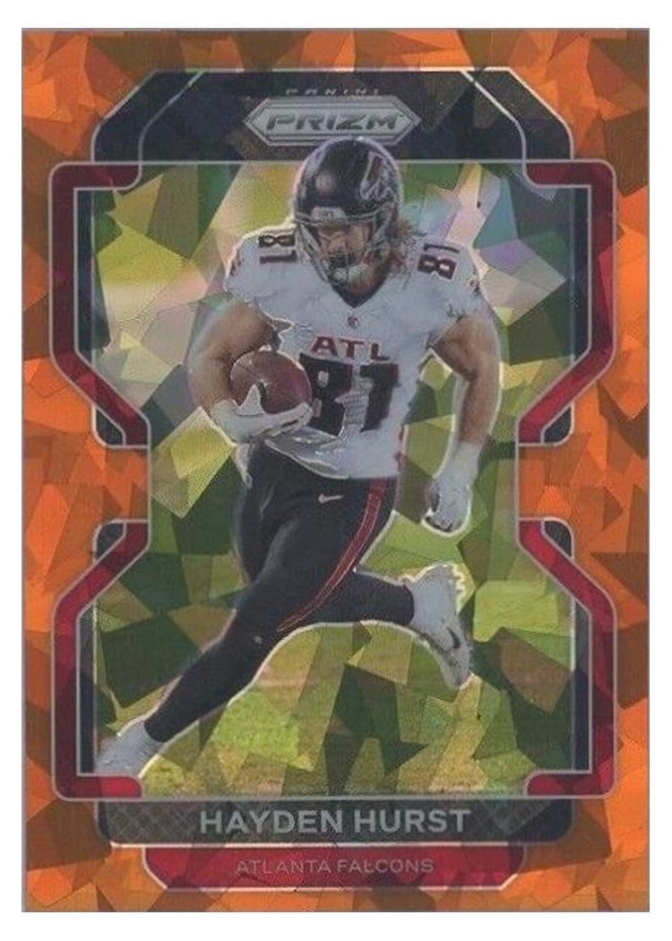 2021 Panini Prizm Base Set Hayden Hurst #323 card