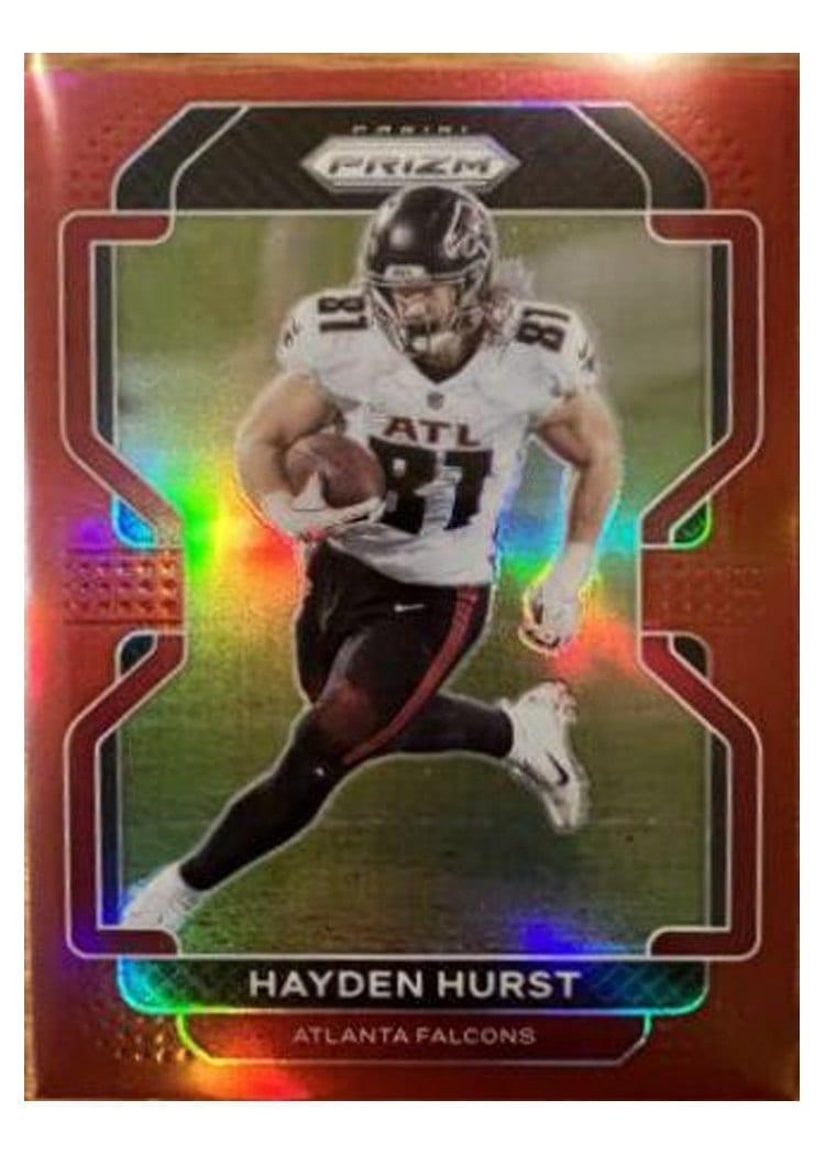 2021 Panini Prizm Base Set Hayden Hurst #323 card