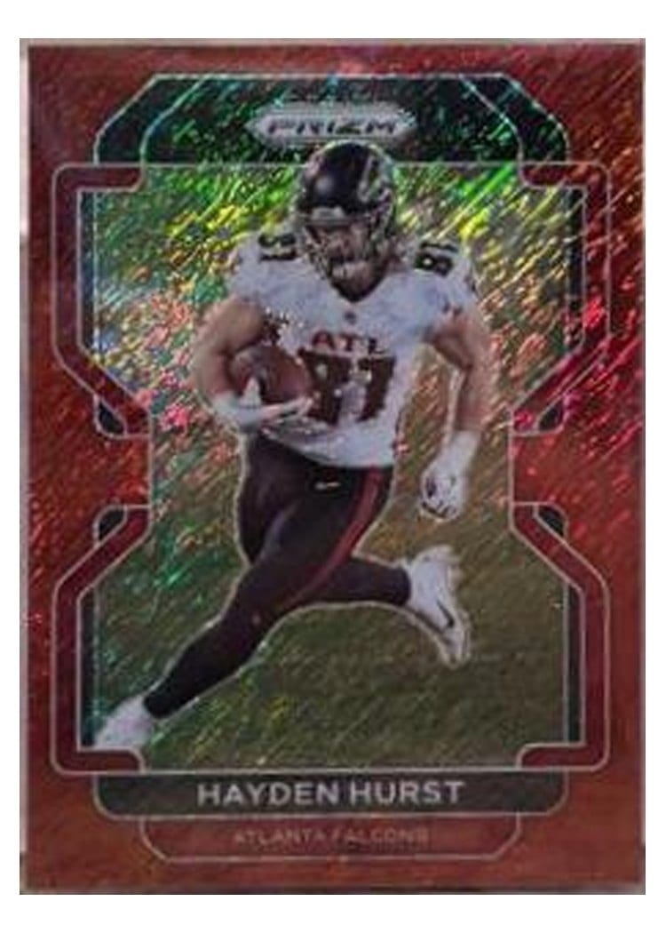2021 Panini Prizm Base Set Hayden Hurst #323 card