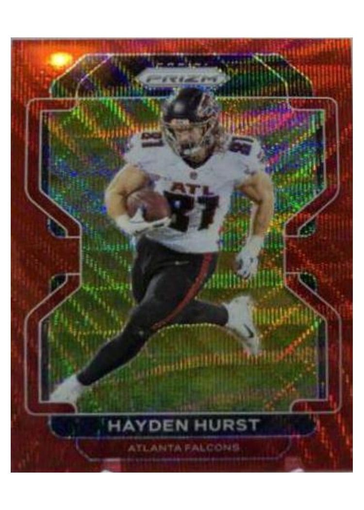 2021 Panini Prizm Base Set Hayden Hurst #323 card