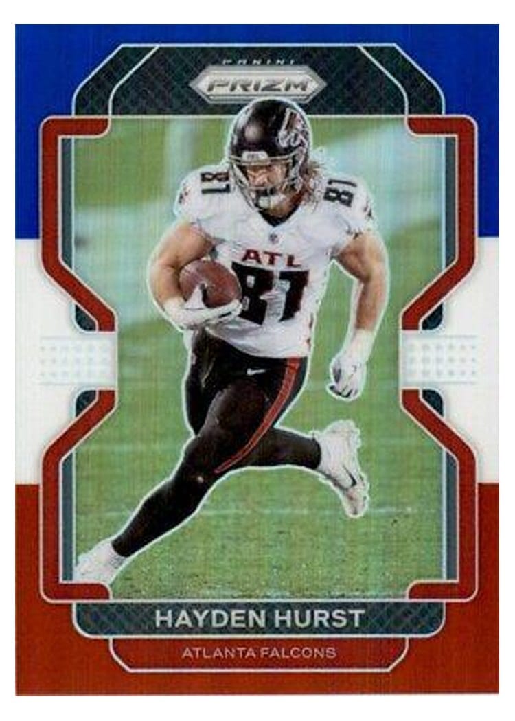 2021 Panini Prizm Base Set Hayden Hurst #323 card