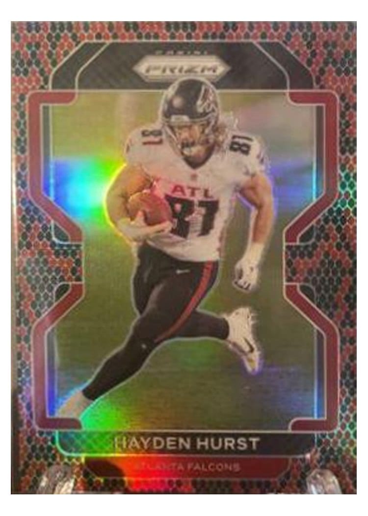 2021 Panini Prizm Base Set Hayden Hurst #323 card