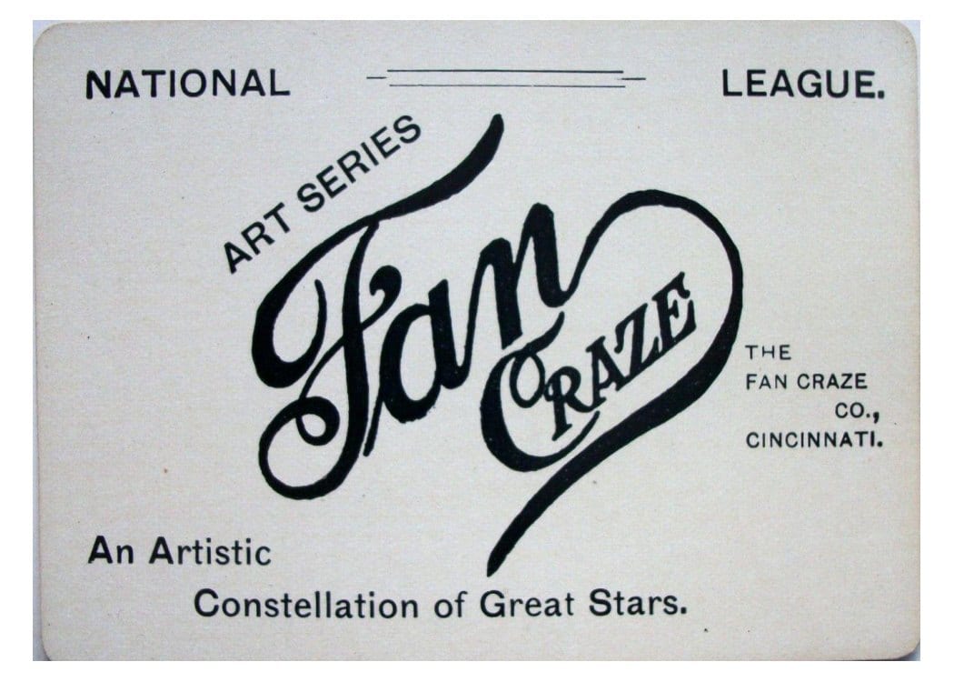 1906 Fan Craze NL Header Card card