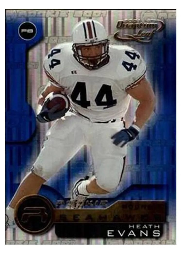2001 Quantum Leaf Heath Evans #222 card