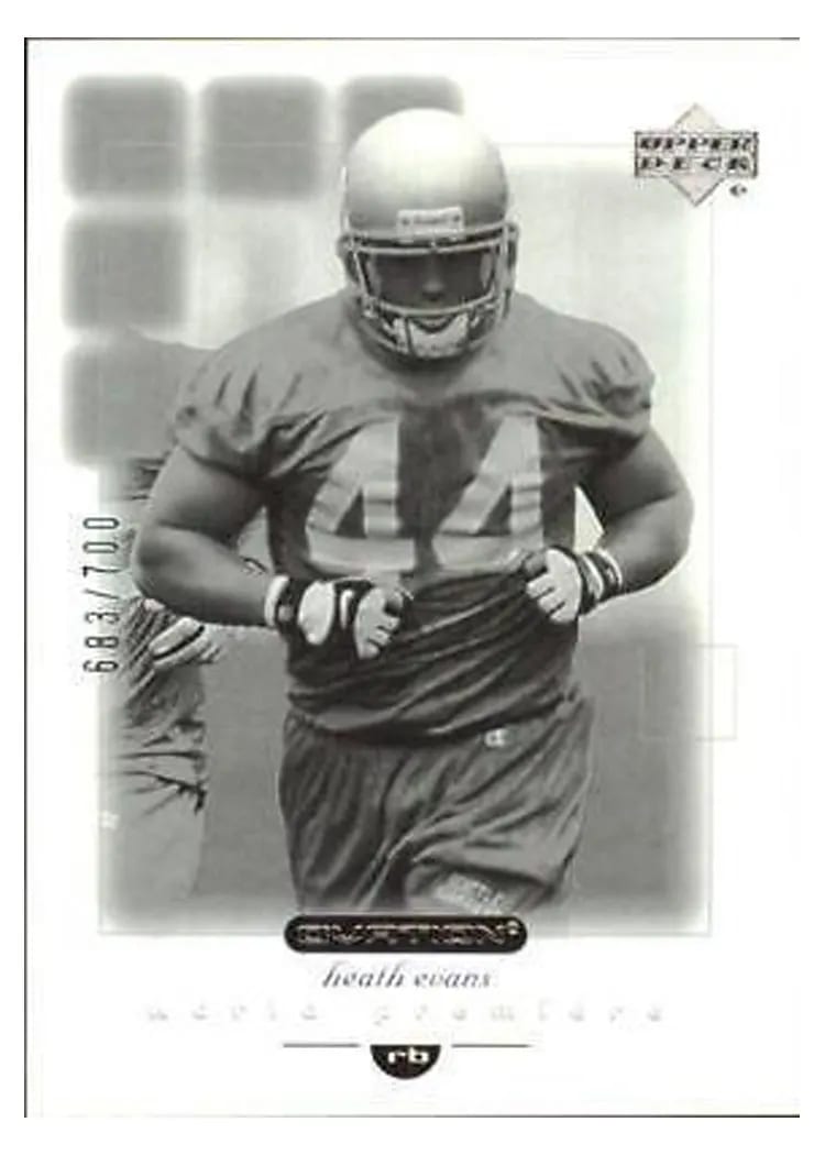2001 Upper Deck Ovation Heath Evans #102 card