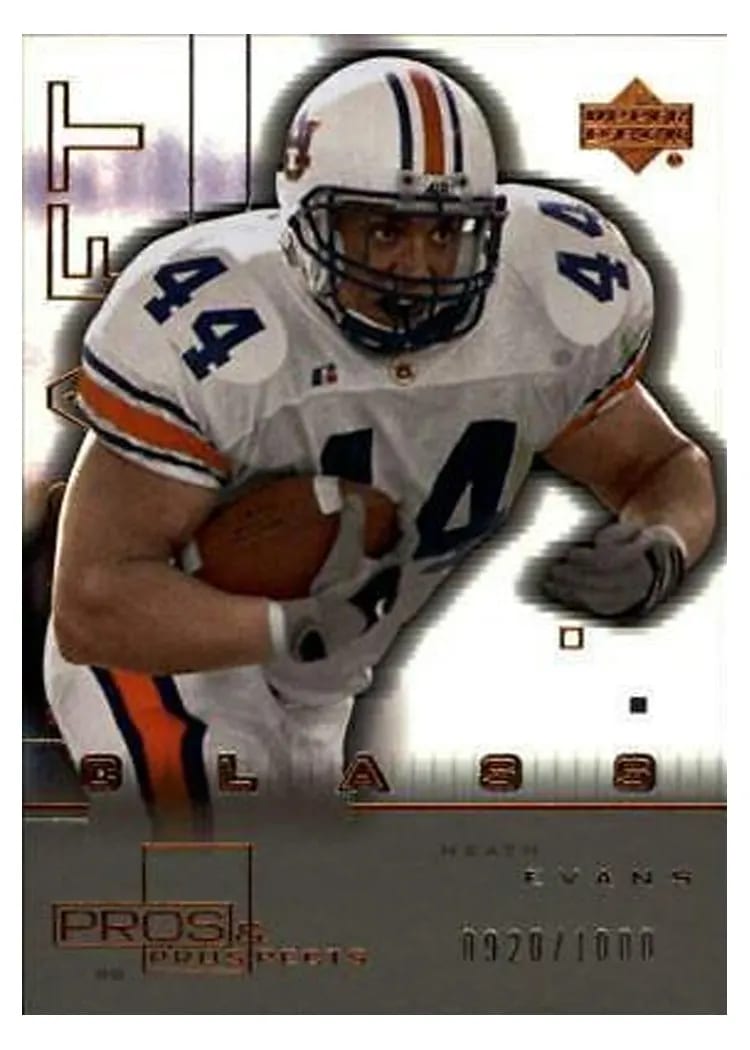 2001 Upper Deck Pros & Prospects Heath Evans #101 card