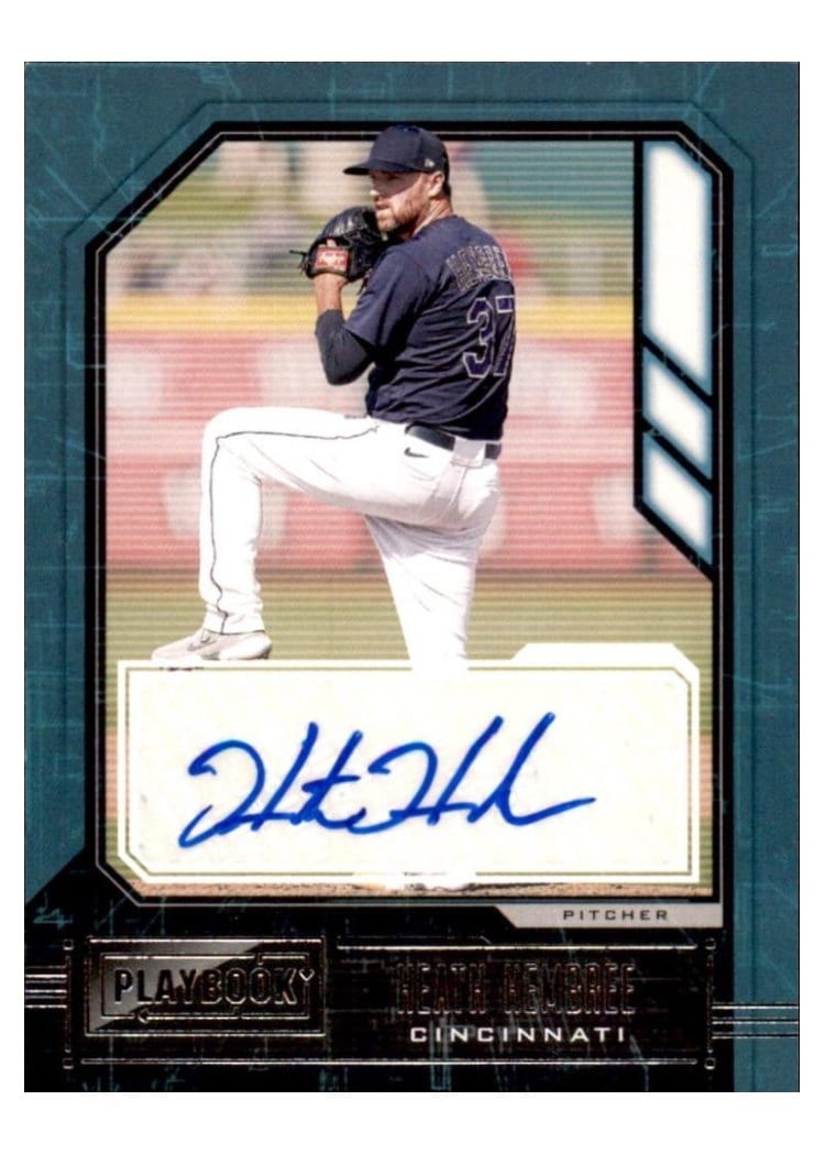 2021 Panini Chronicles Playbook Autographs Heath Hembree #PA-HH card