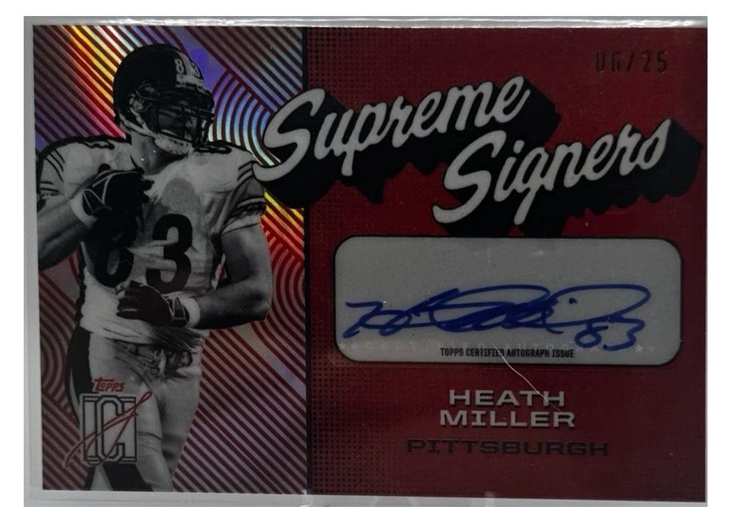 2024 Topps Signature Class Supreme Signers Heath Miller #SS-HM card
