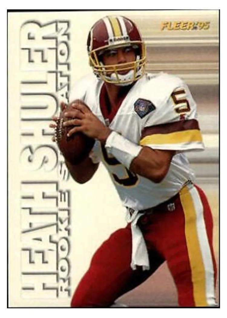 1995 Fleer Rookie Sensations Heath Shuler #16 card
