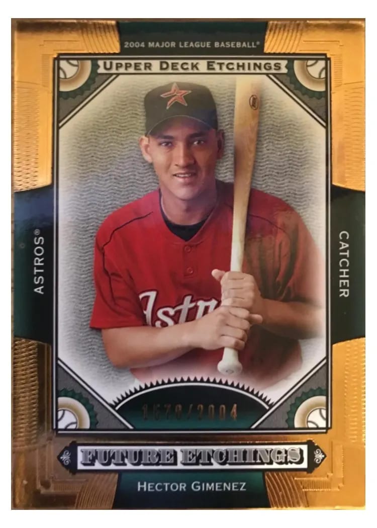 2004 Upper Deck Etchings Hector Gimenez #120 card