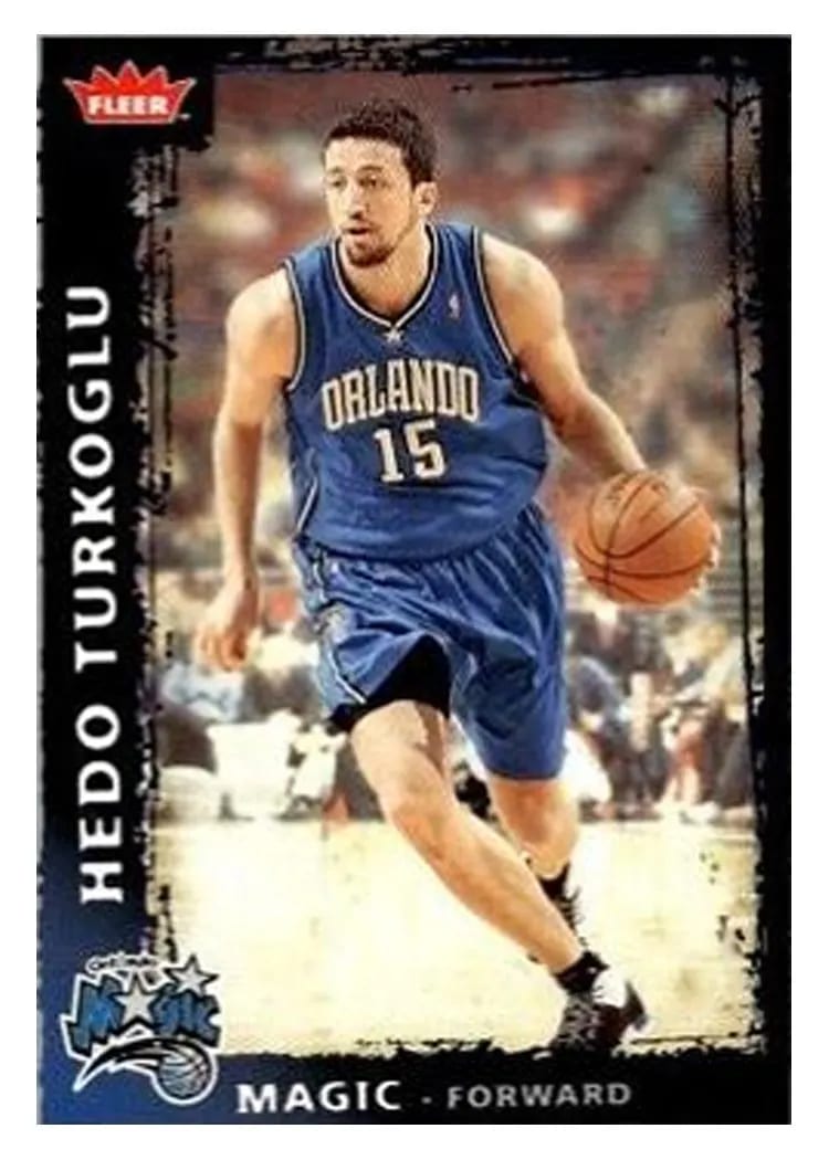 2008 Fleer Hedo Turkoglu #20 card