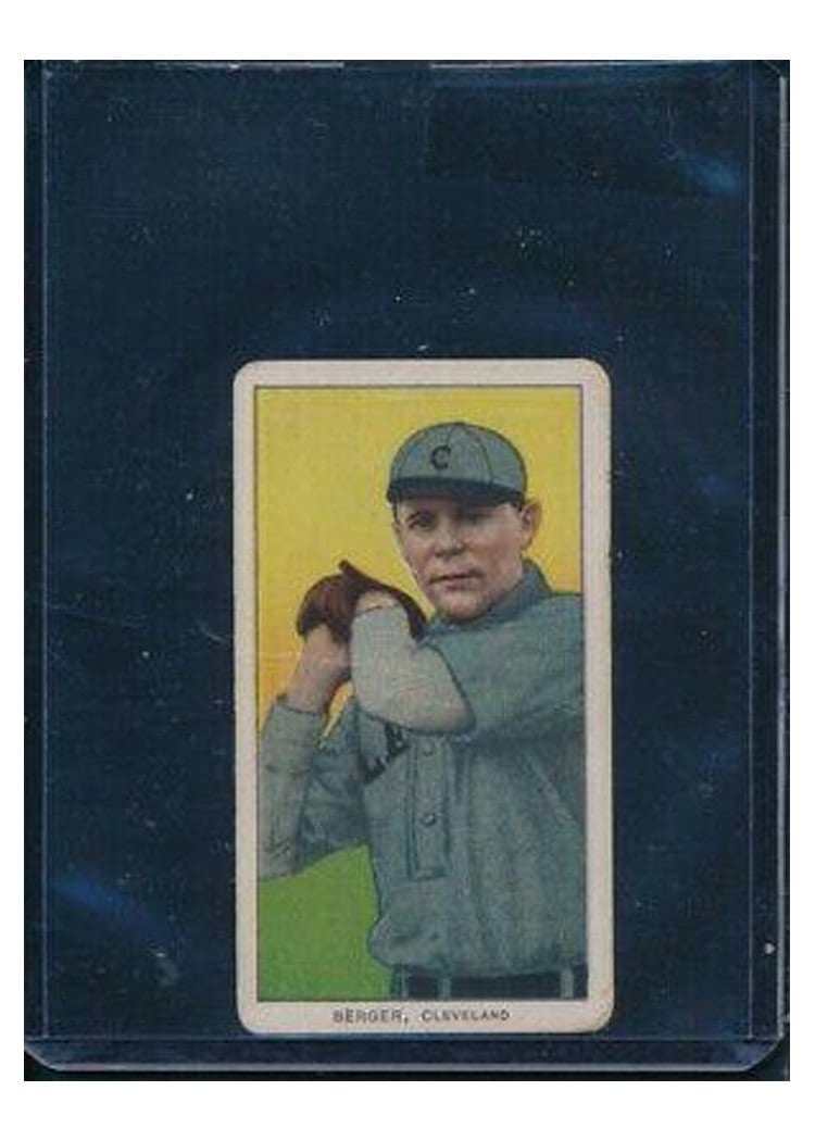 1909 T206 Tolstoi Heinie Berger card