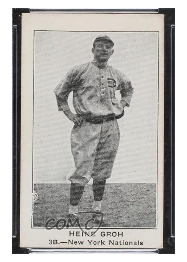 1922 E121 American Caramel Series of 120 Heinie Groh card
