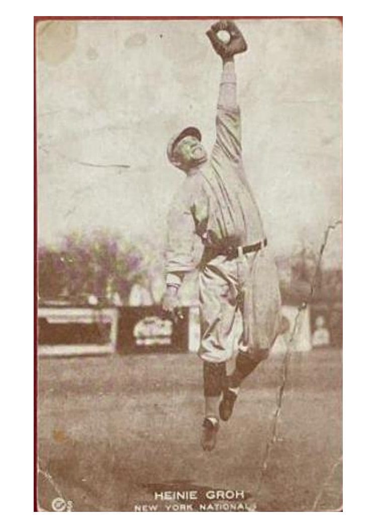 1922 Eastern Exhibit Heinie Groh card