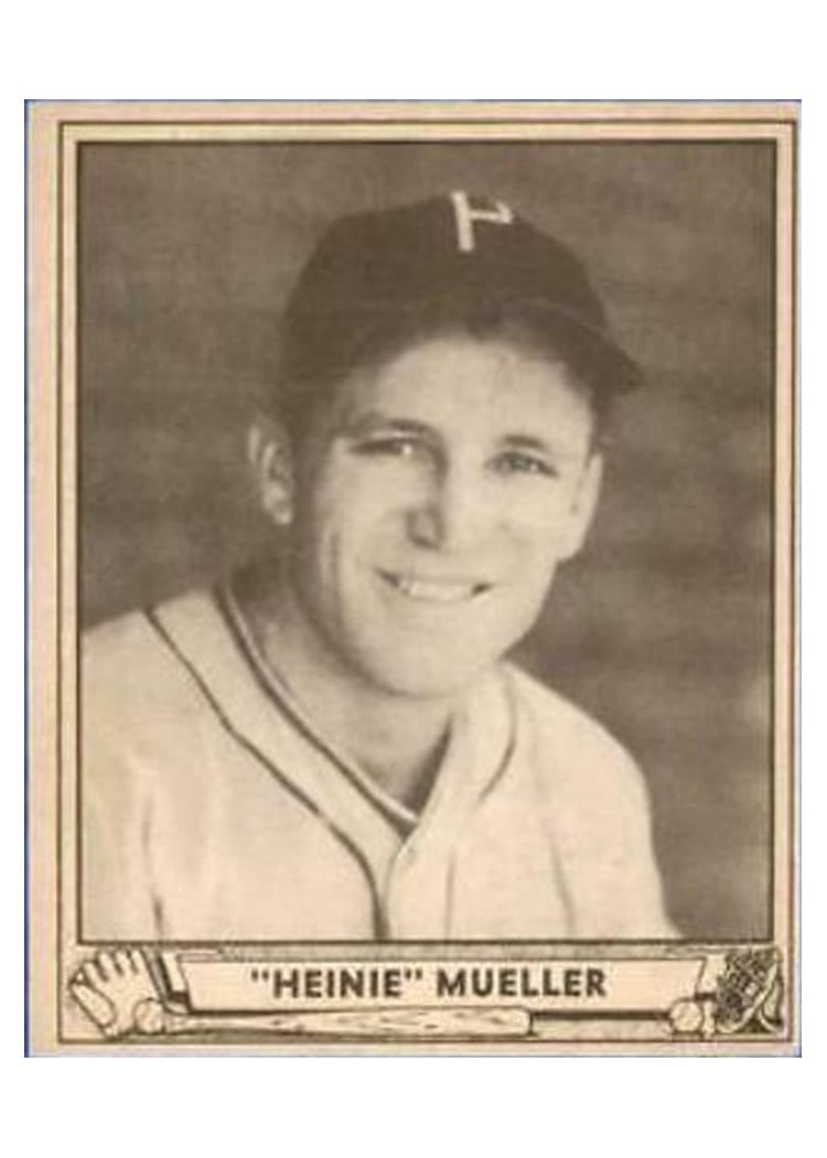 1940 Play Ball Heinie Mueller #96 card