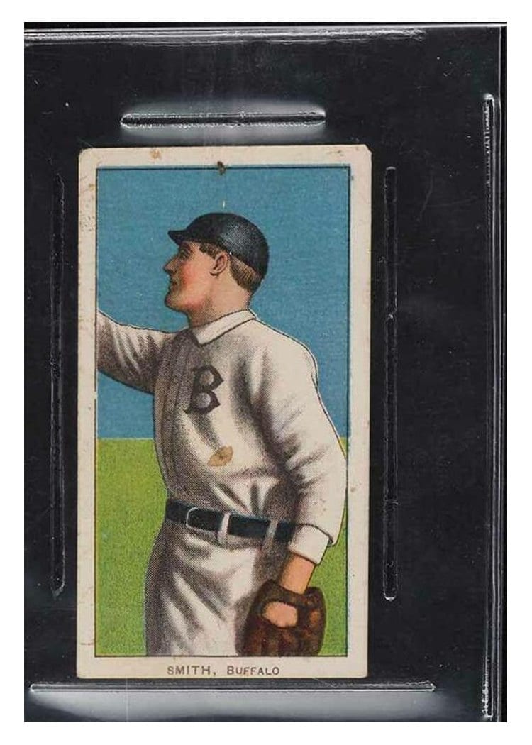 1909 T206 Polar Bear Heinie Smith card