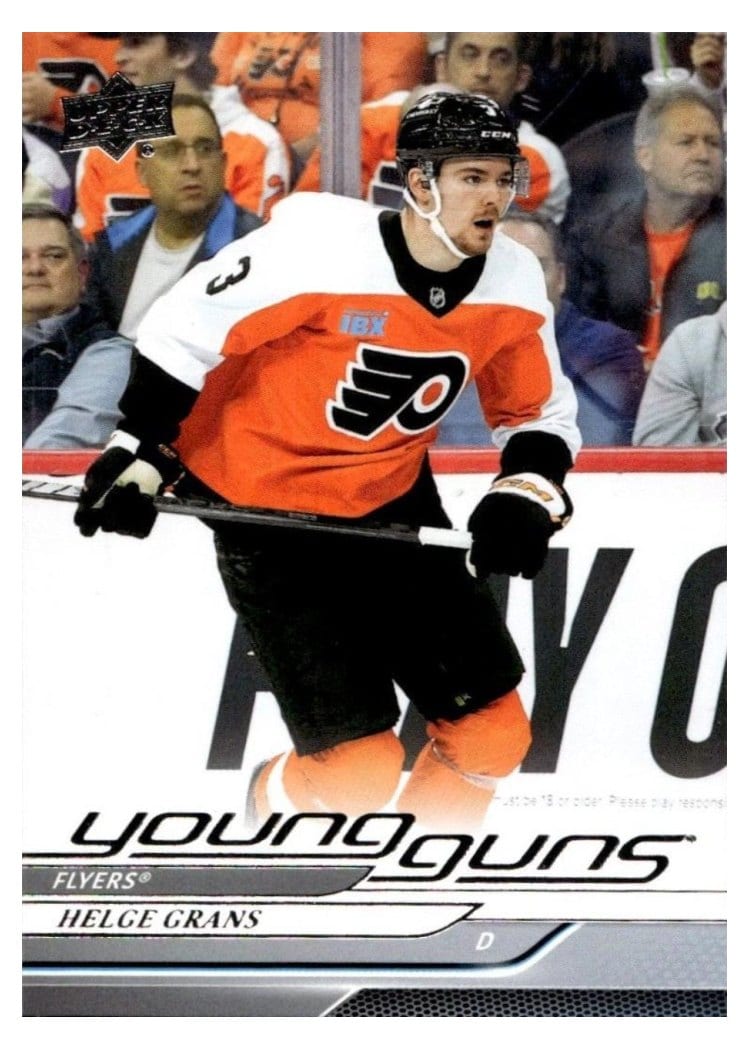 2024-25 Upper Deck Base Set Helge Grans #722 card
