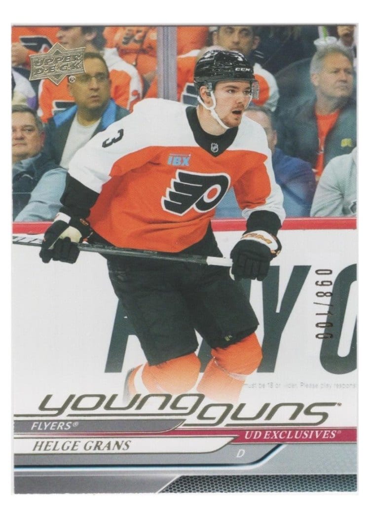2024-25 Upper Deck Base Set Helge Grans #722 card