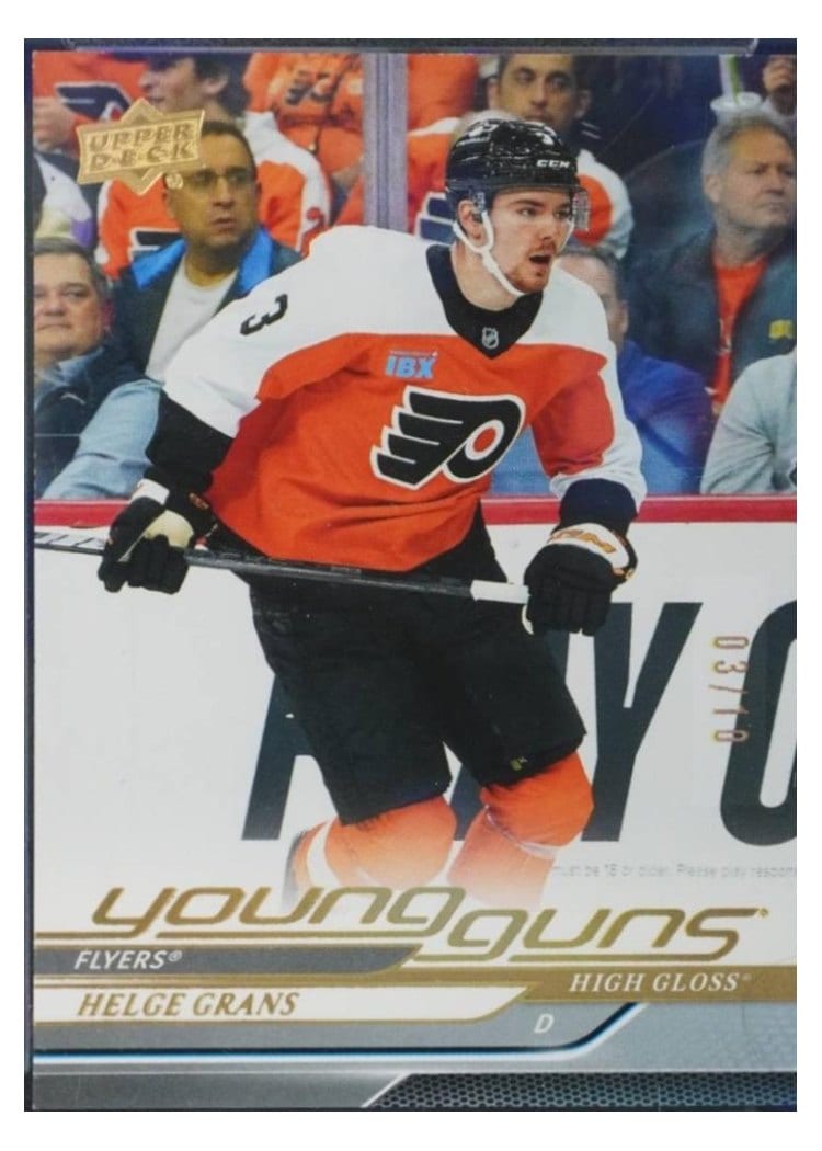2024-25 Upper Deck Base Set Helge Grans #722 card