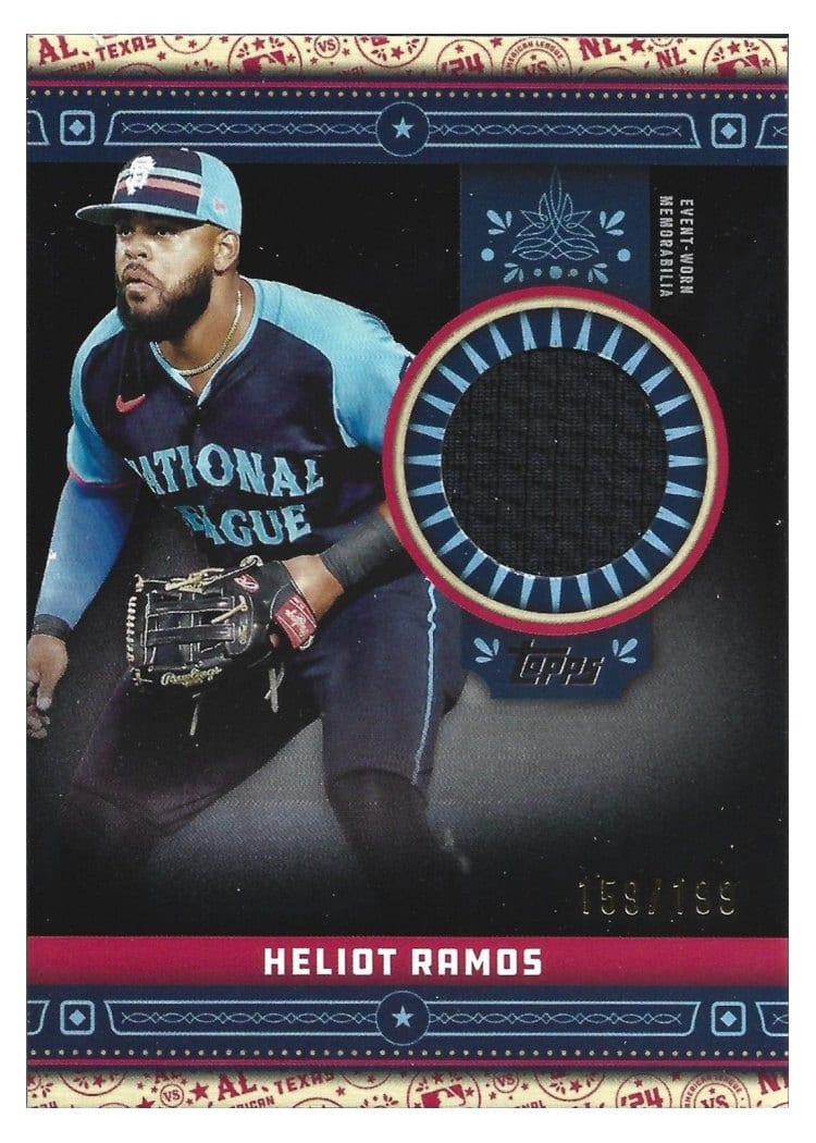 2024 Topps Update All-Star Stitches Relics Heliot Ramos #ASR-HR card
