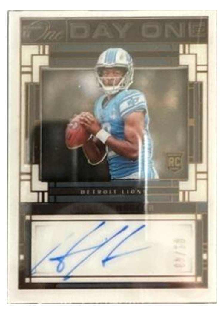 2023 Panini One Day One Autographs Hendon Hooker #107 card