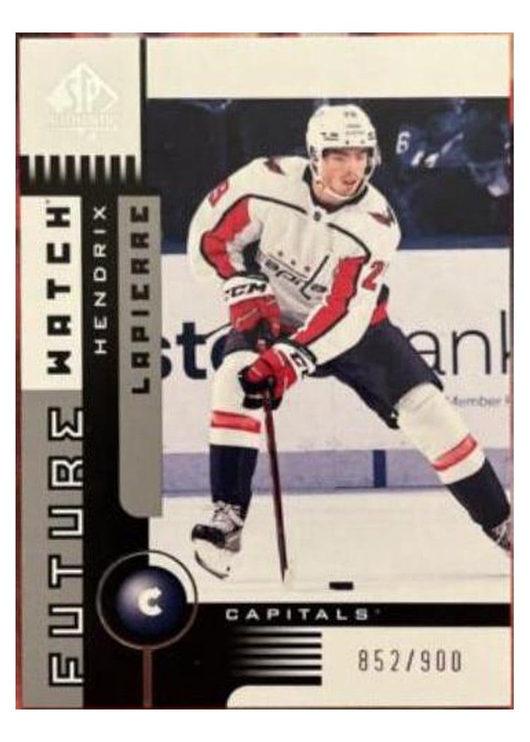 2021-22 SP Authentic 2001-02 Retro - Future Watch Hendrix Lapierre #01FW-HL card