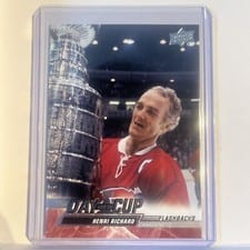 2022-23 Upper Deck Day With The Cup Flashbacks Henri Richard #DC5