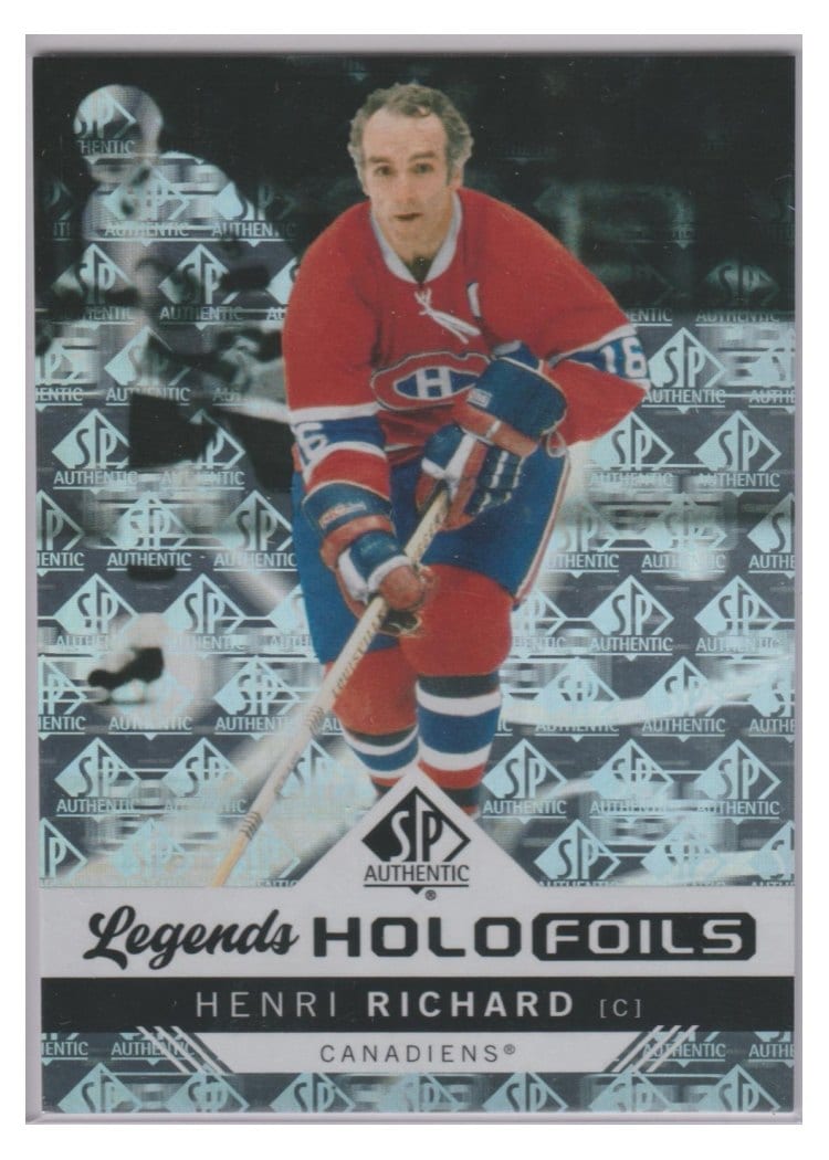 2024-25 SP Authentic Holofoil Legends Henri Richard #HFL-11 card