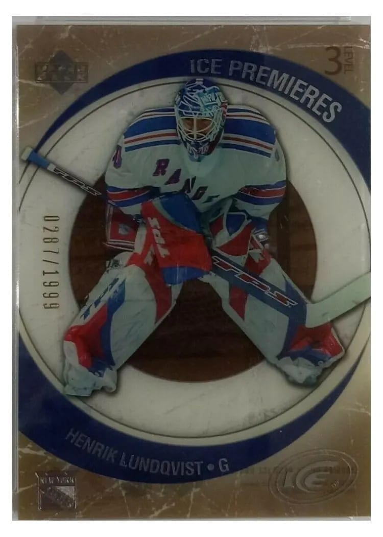 2005 Upper Deck Ice Henrik Lundqvist #137 card