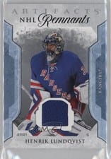 2023-24 Upper Deck Artifacts NHL Remnants Henrik Lundqvist #NR-HL card