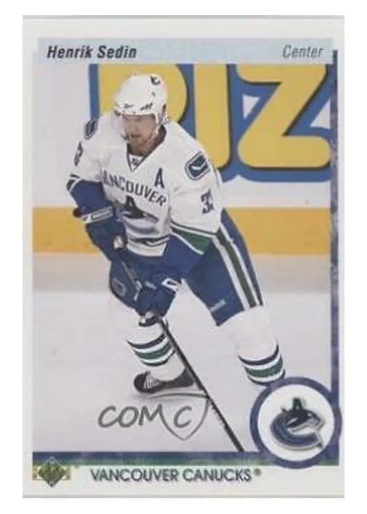 2010 Upper Deck Henrik Sedin #7 card