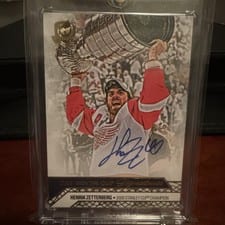2020-21 Upper Deck The Cup Day With the Cup Signatures Henrik Zetterberg #DC-HZ card