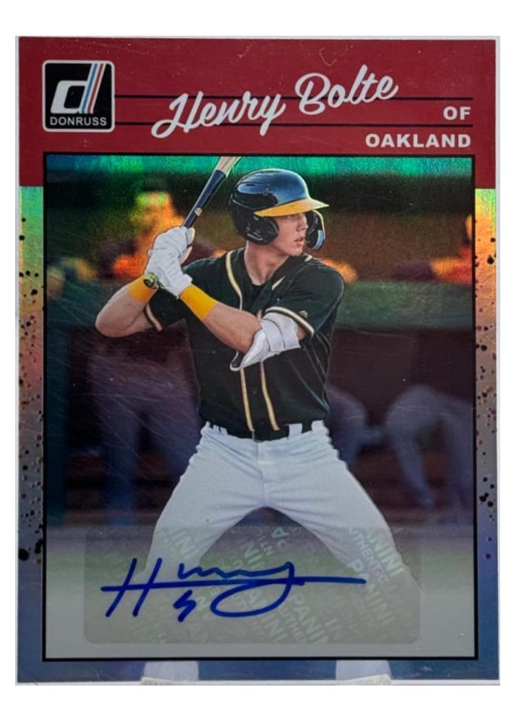 2023 Donruss Retro 1990 Signatures Henry Bolte #90S-HB card