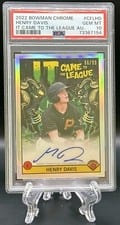 2022 Bowman Chrome It Came to the League Autographs Henry Davis #CFL-HD