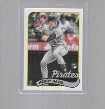 2024 Topps 1989 Topps Baseball 35th Anniversary (Series 1) Henry Davis #89B-28