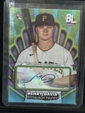 2024 Topps Big League Opening Act Autographs Henry Davis #OAA-HD card