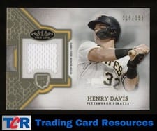 2024 Topps Tier One Rookie Relics Henry Davis #RR-HD card